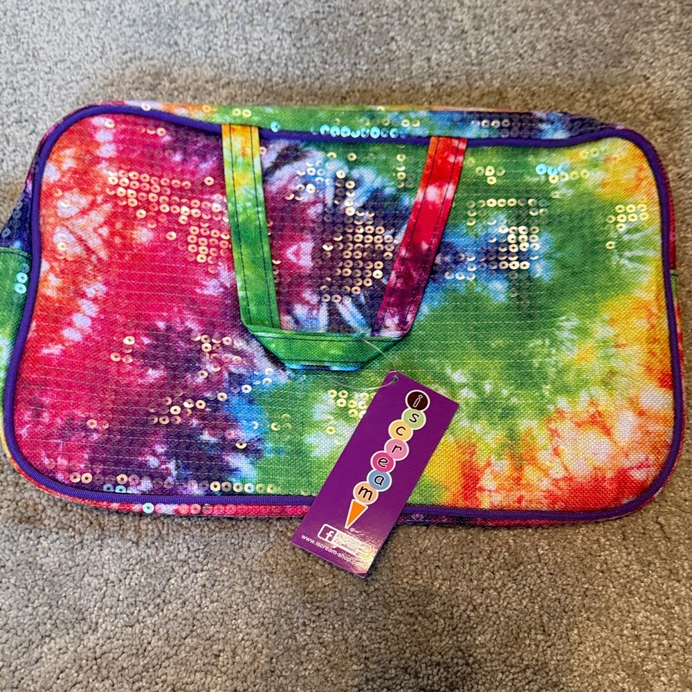 Iscream Colorful Tie-Dye Sequin Kids Bag